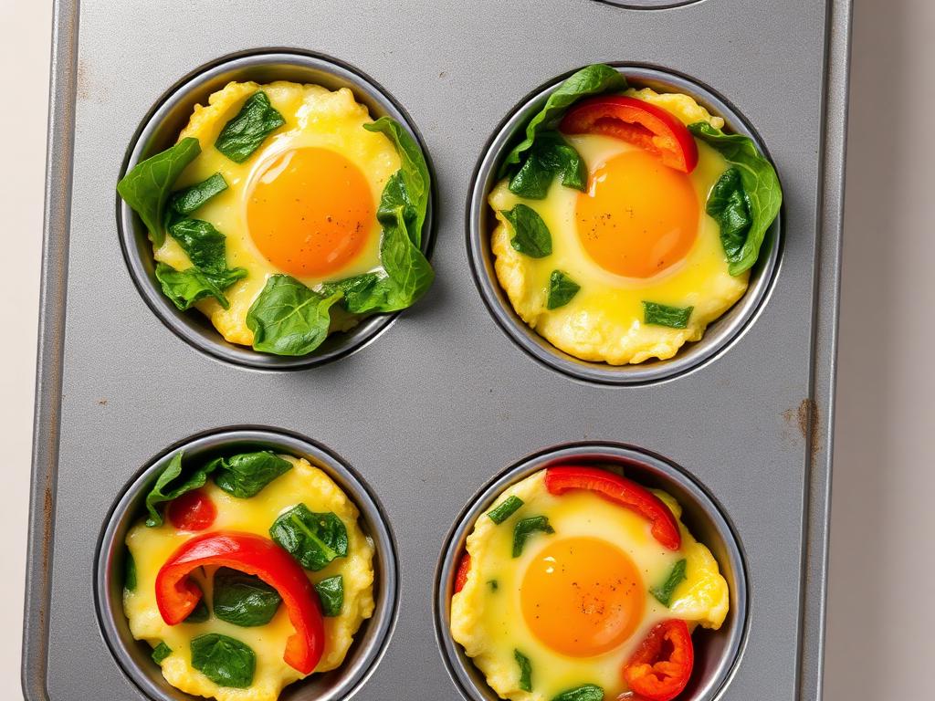 Eier-Muffins mit Gemüse