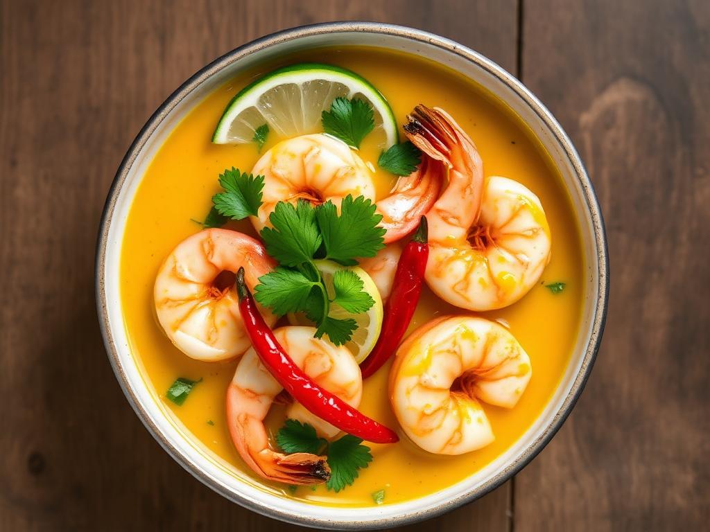Garnelen-Curry mit Kokos
