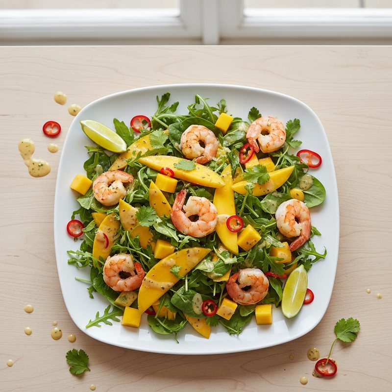 Garnelen-Mango-Salat