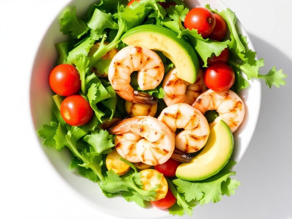 Garnelen-Avocado-Salat