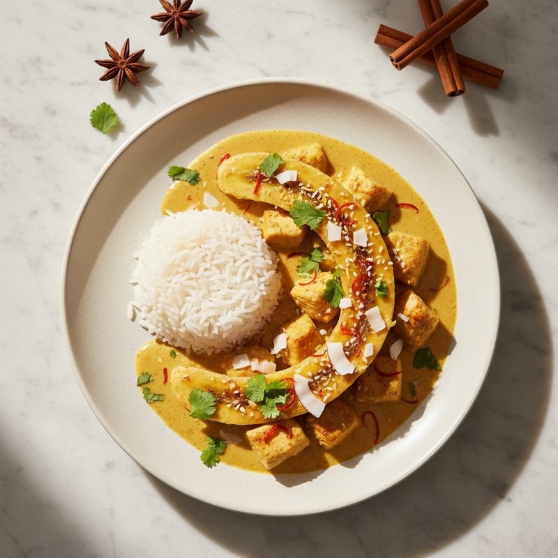 Hähnchen-Bananen-Curry