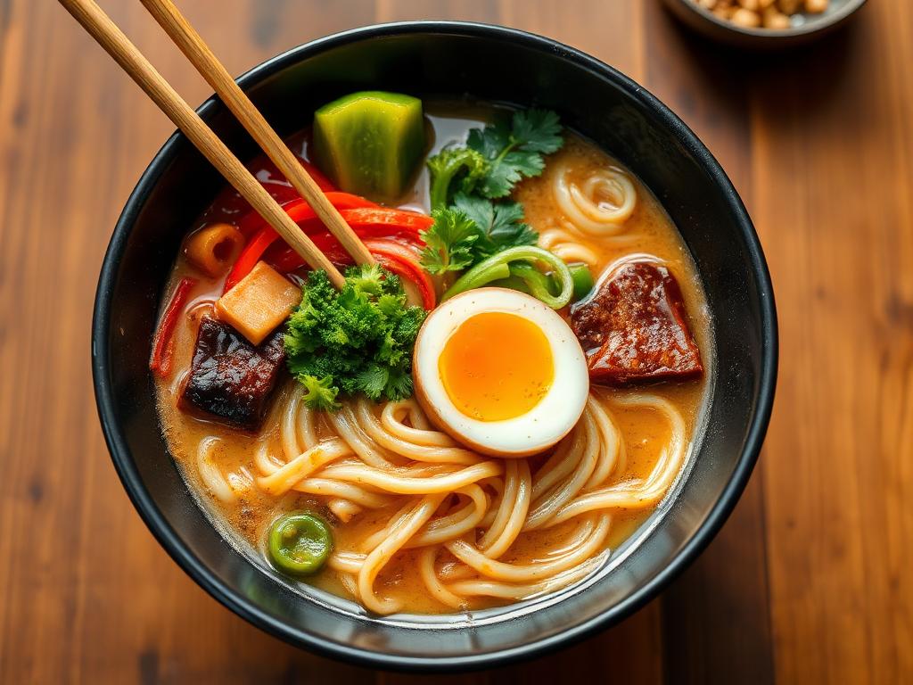 Hähnchen Miso Ramen