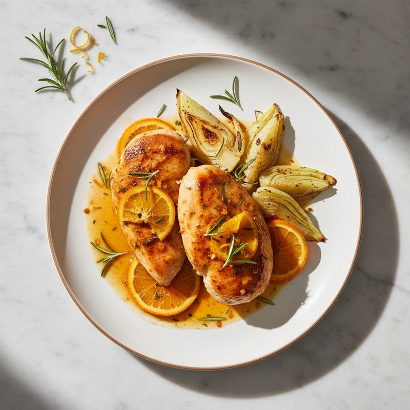 Orangen-Rosmarin-Hähnchen