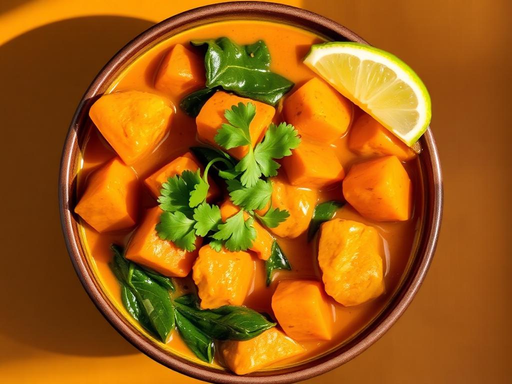 Hähnchen-Süßkartoffel-Curry