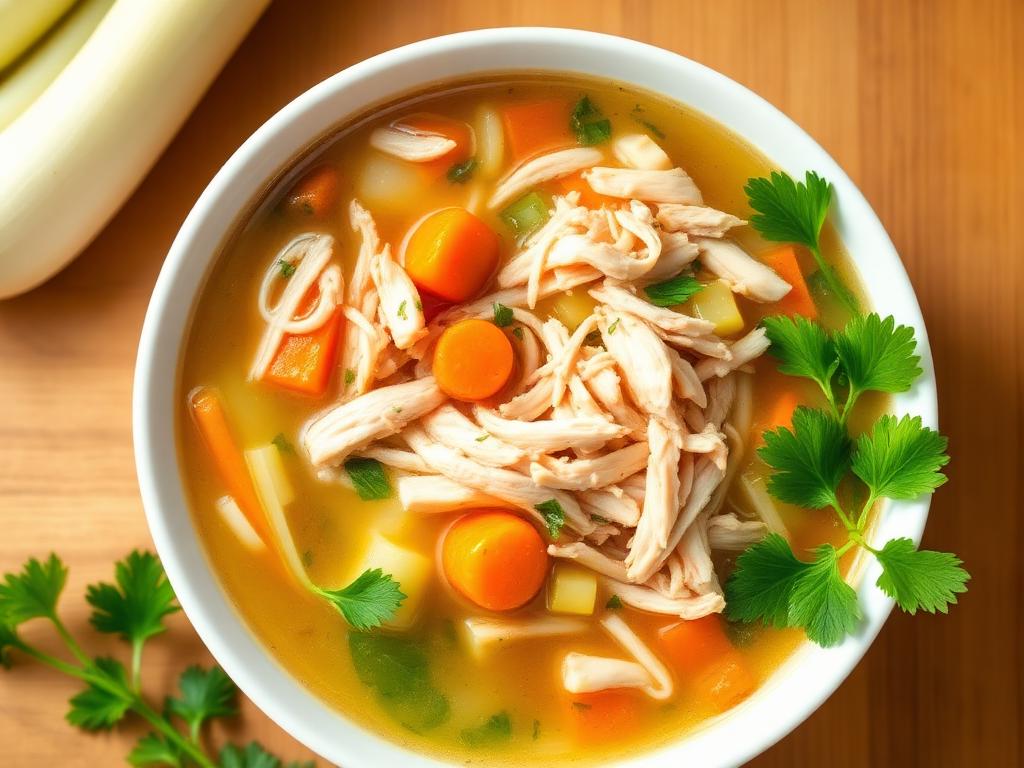 Hähnchen-Gemüse-Suppe