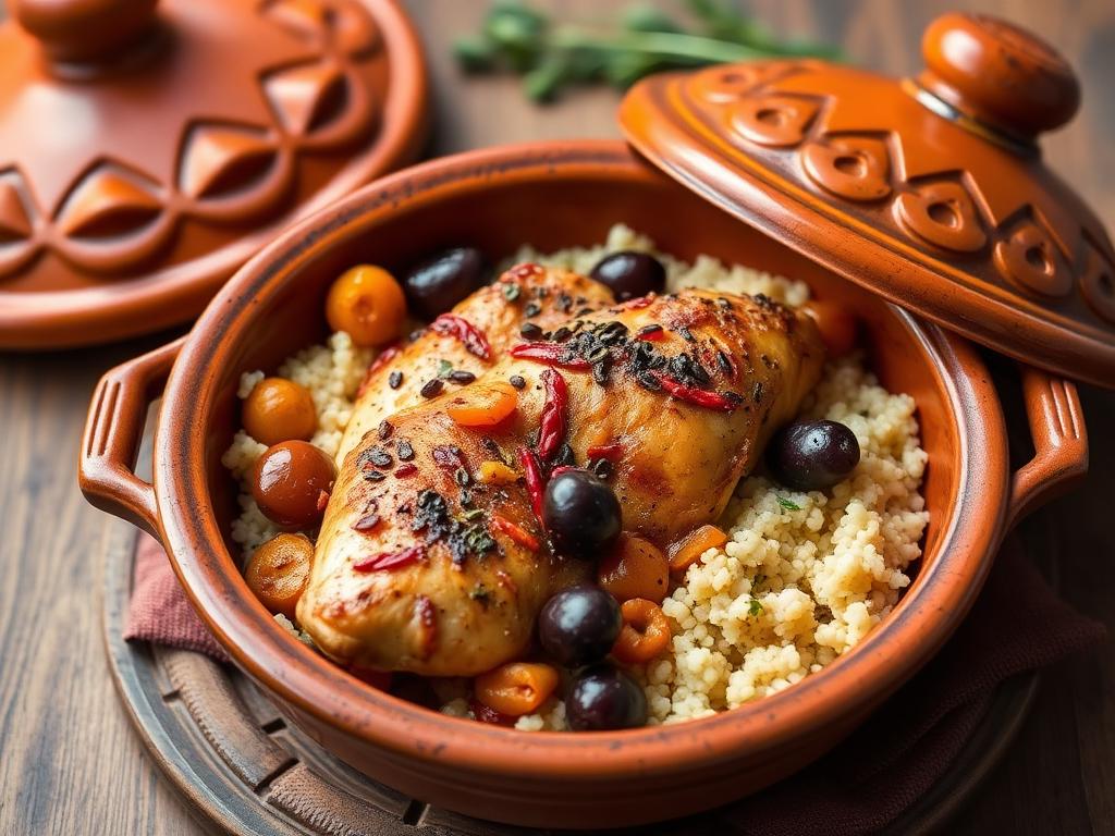 Marokkanische Hähnchen-Tagine