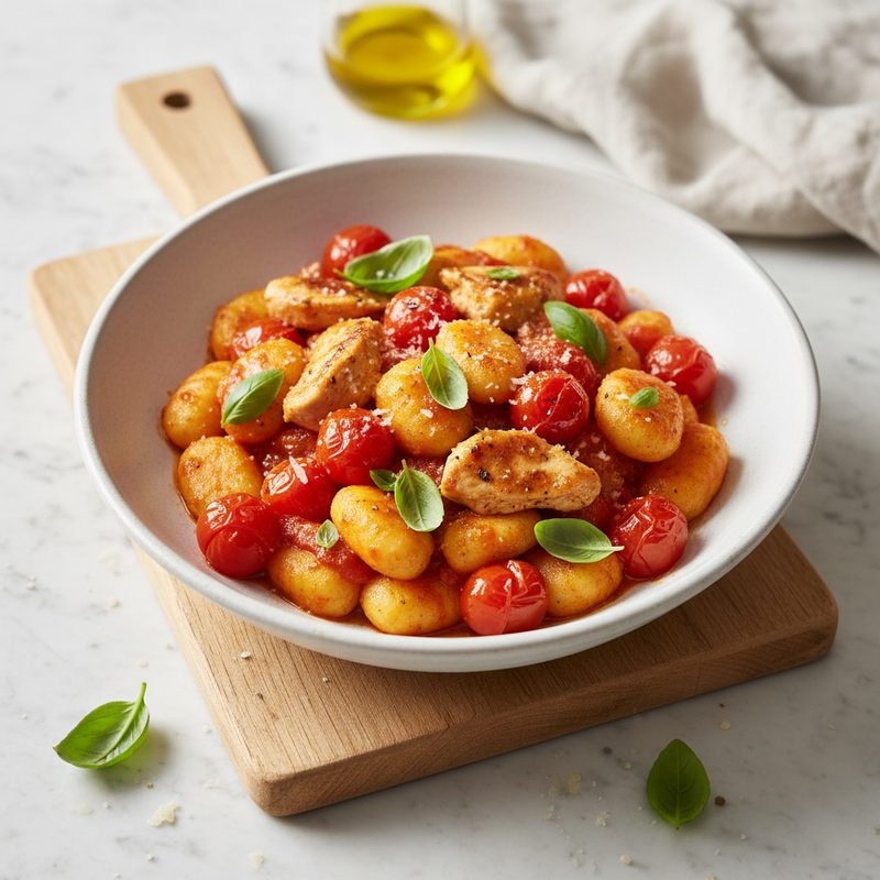 Hähnchen-Tomaten-Gnocchi