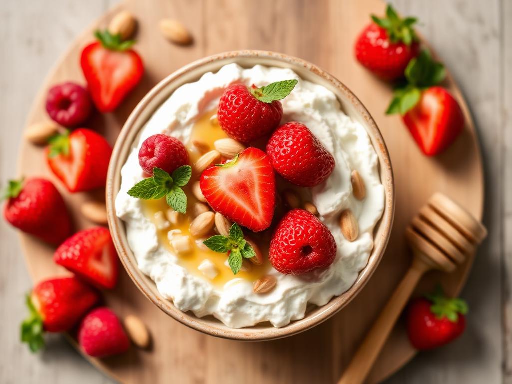 Skyr-Apfel-Zimt-Bowl