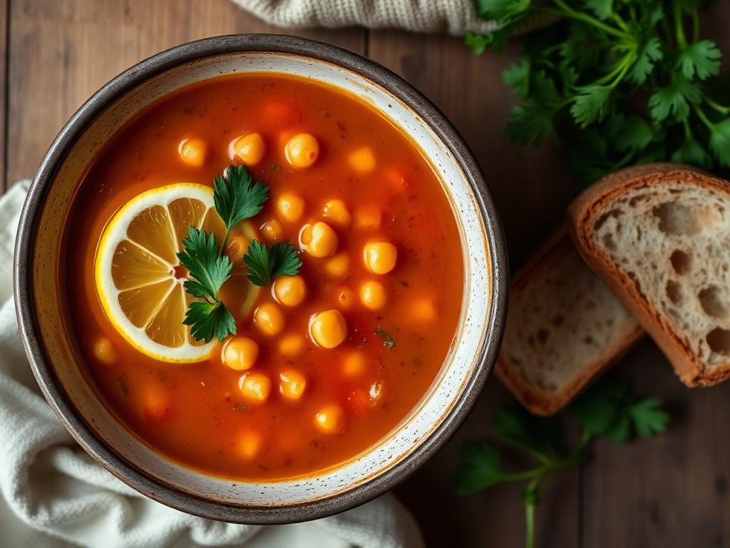 Kichererbsen-Suppe
