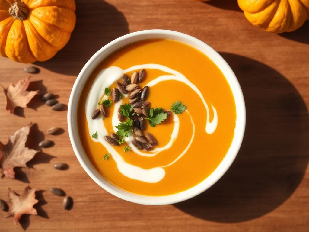 Cremige Kürbissuppe