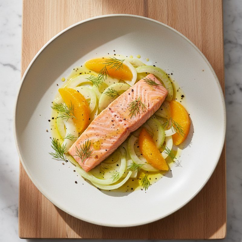 Lachs mit Fenchel & Orange