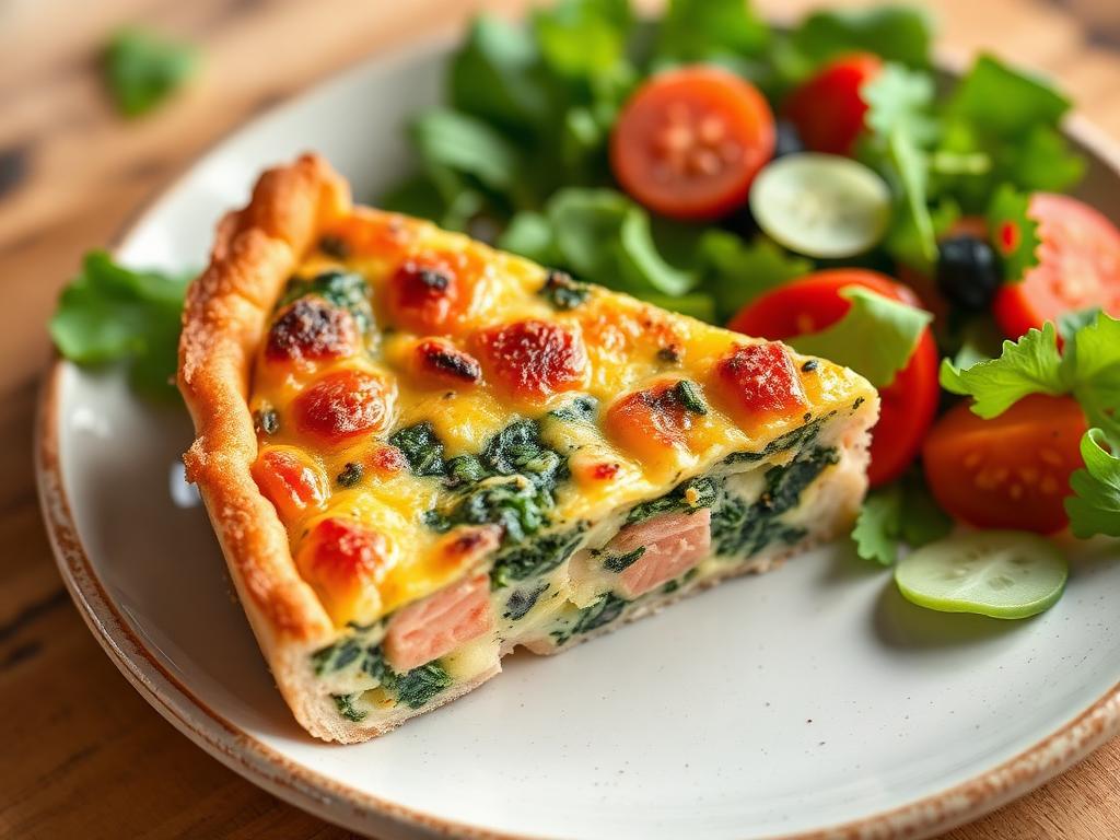 Lachs-Spinat-Quiche