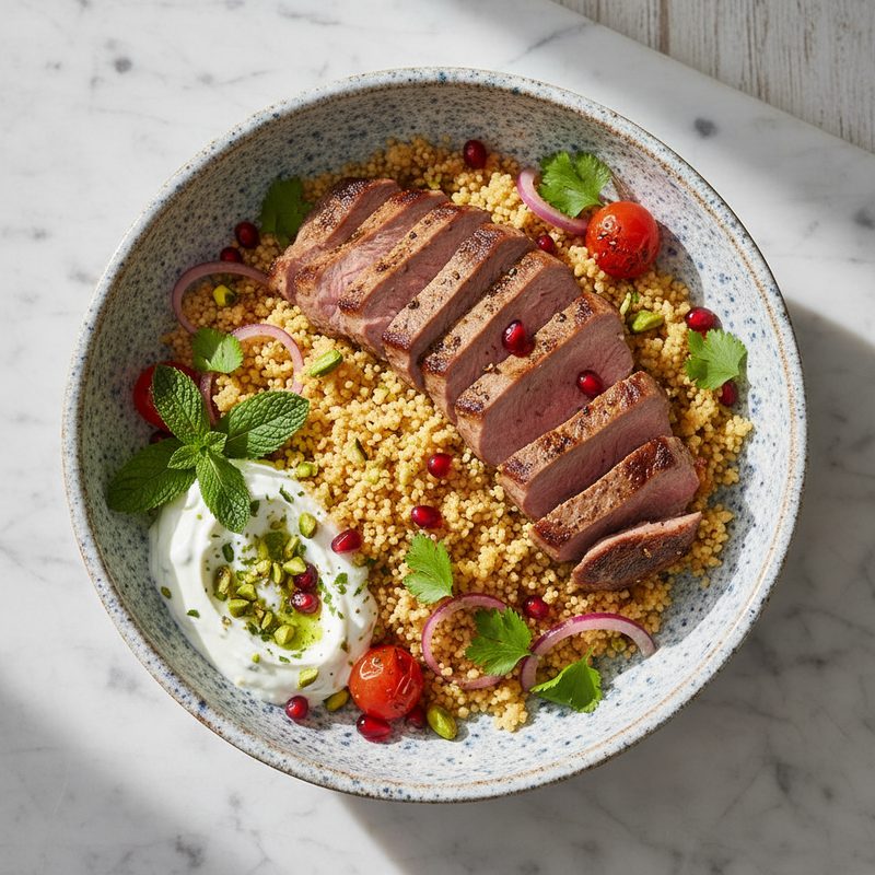 Lamm-Couscous-Bowl