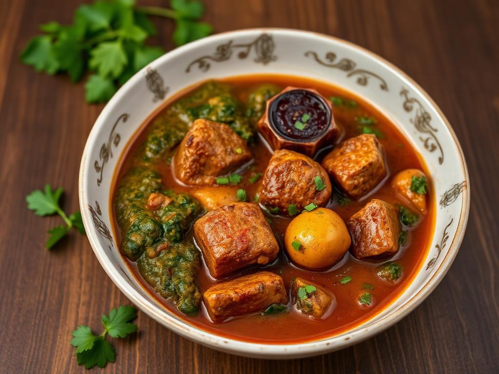 Lamm-Curry mit Spinat