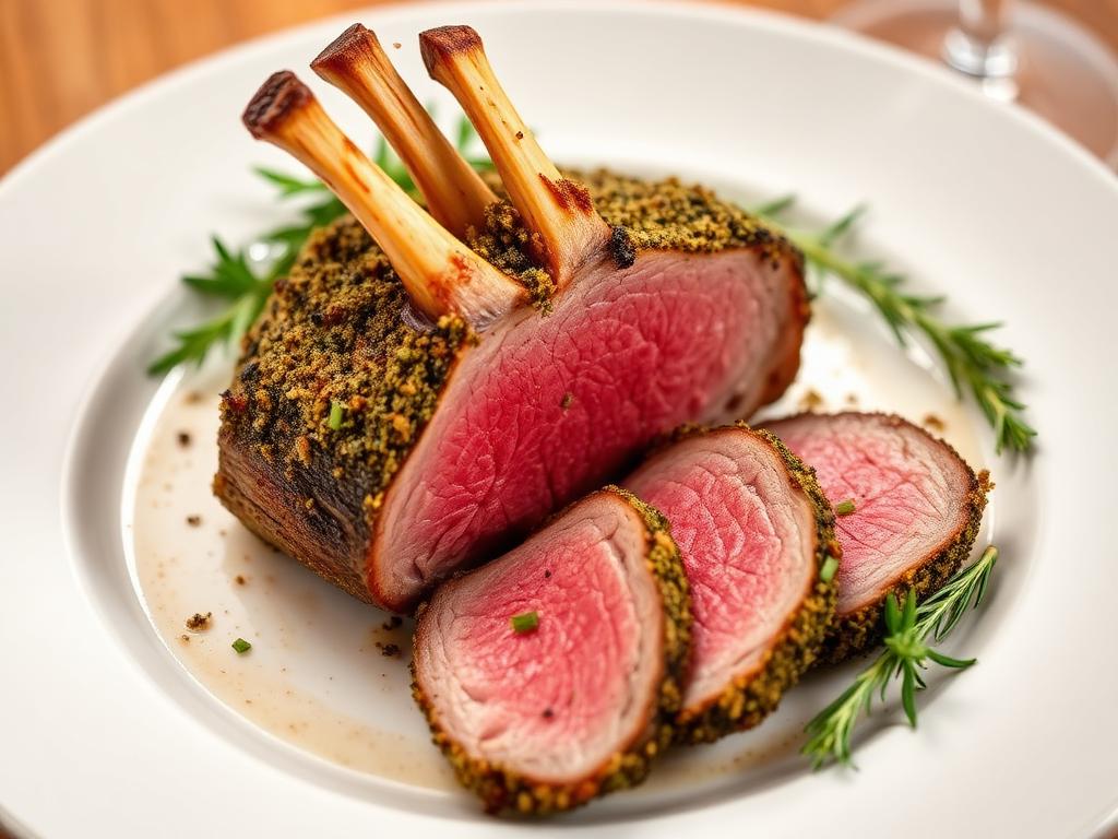 Lammkarree mit Kräuterkruste