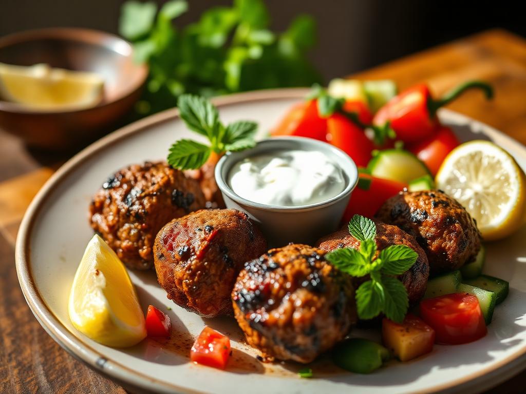 Lamm-Koftas mit Tzatziki