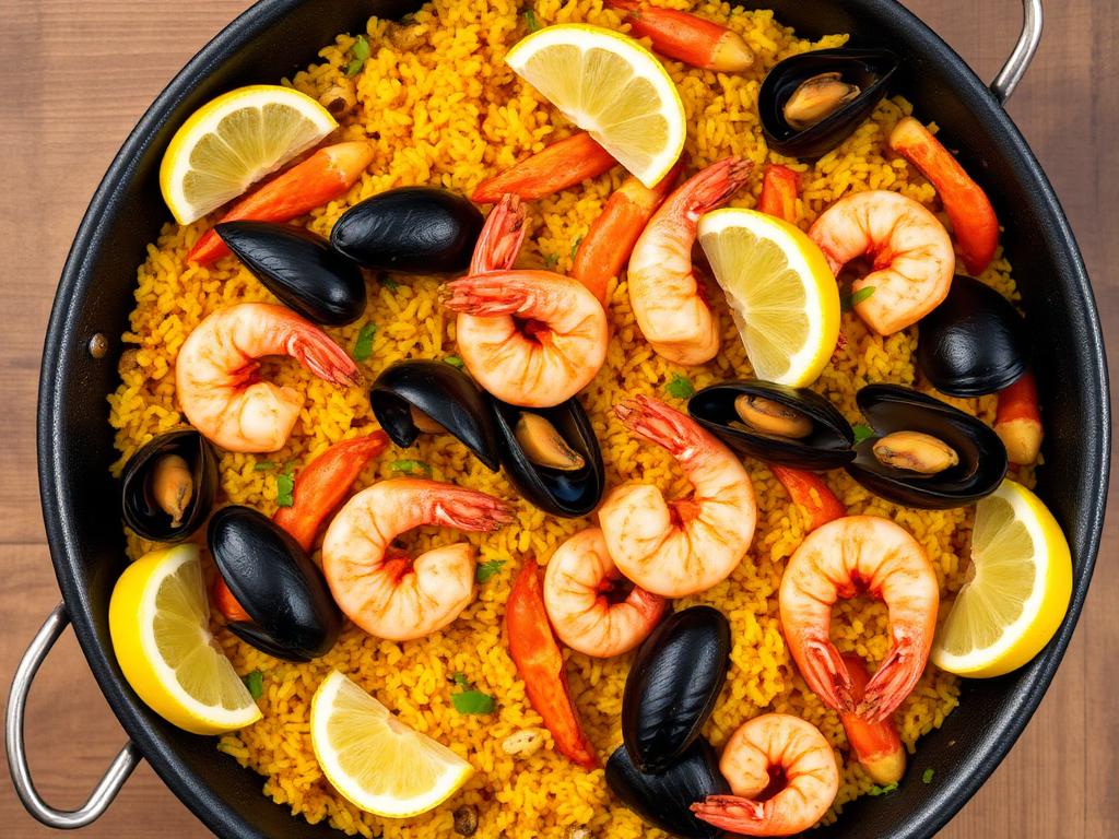 Meeresfrüchte-Paella