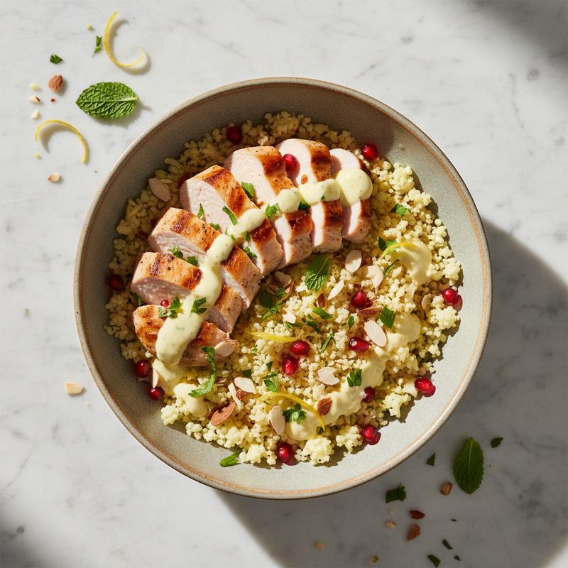 Puten-Blumenkohl-Couscous