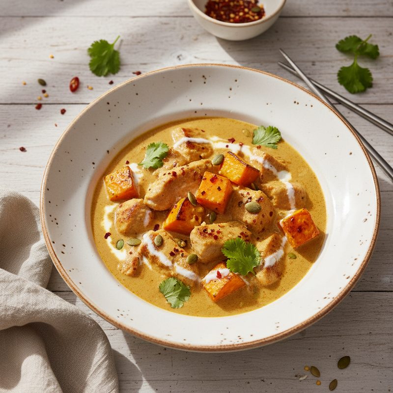 Puten-Kürbis-Curry