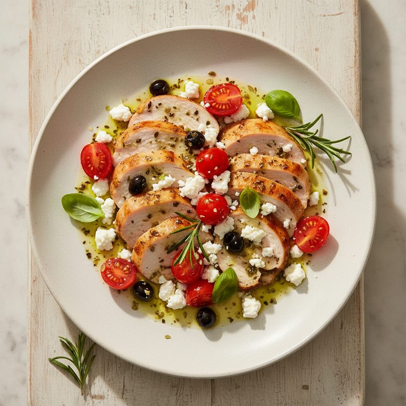 Ofen-Pute mit Feta
