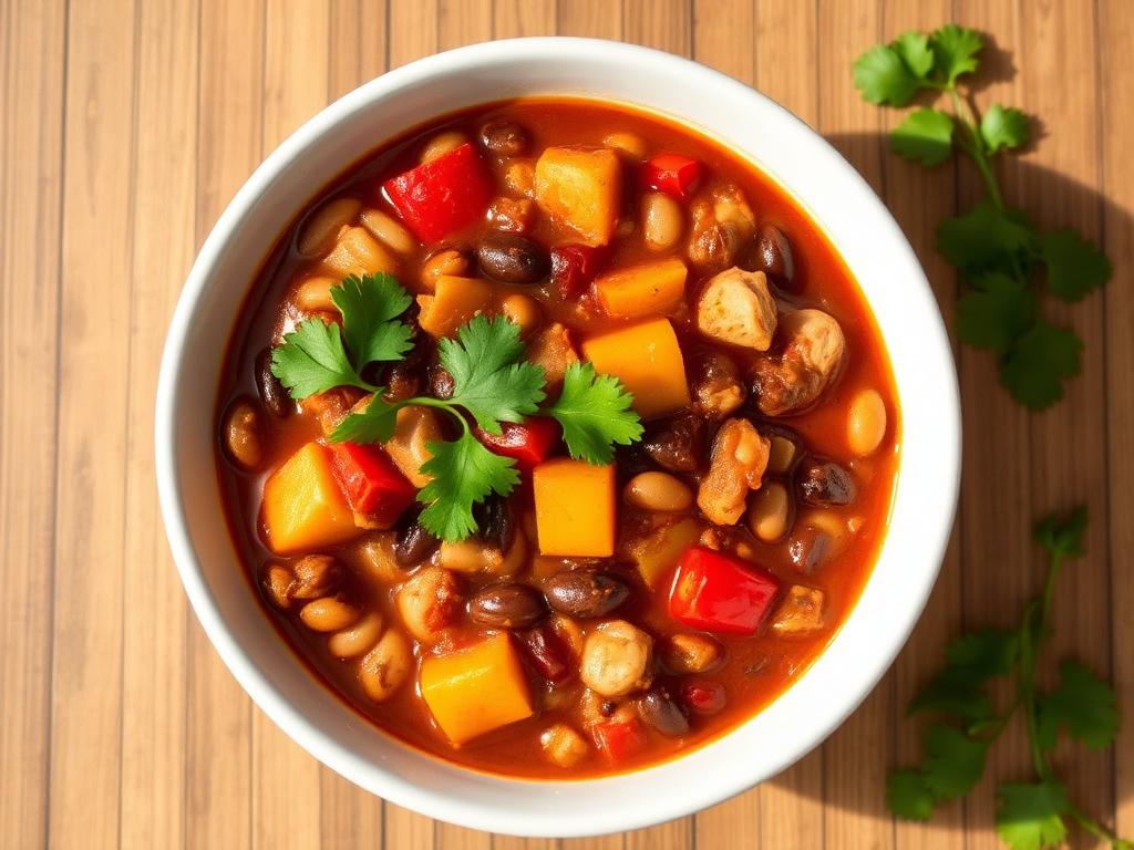 Putenbohnen-Chili light