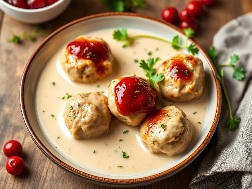 Schwedische Puten-Köttbullar