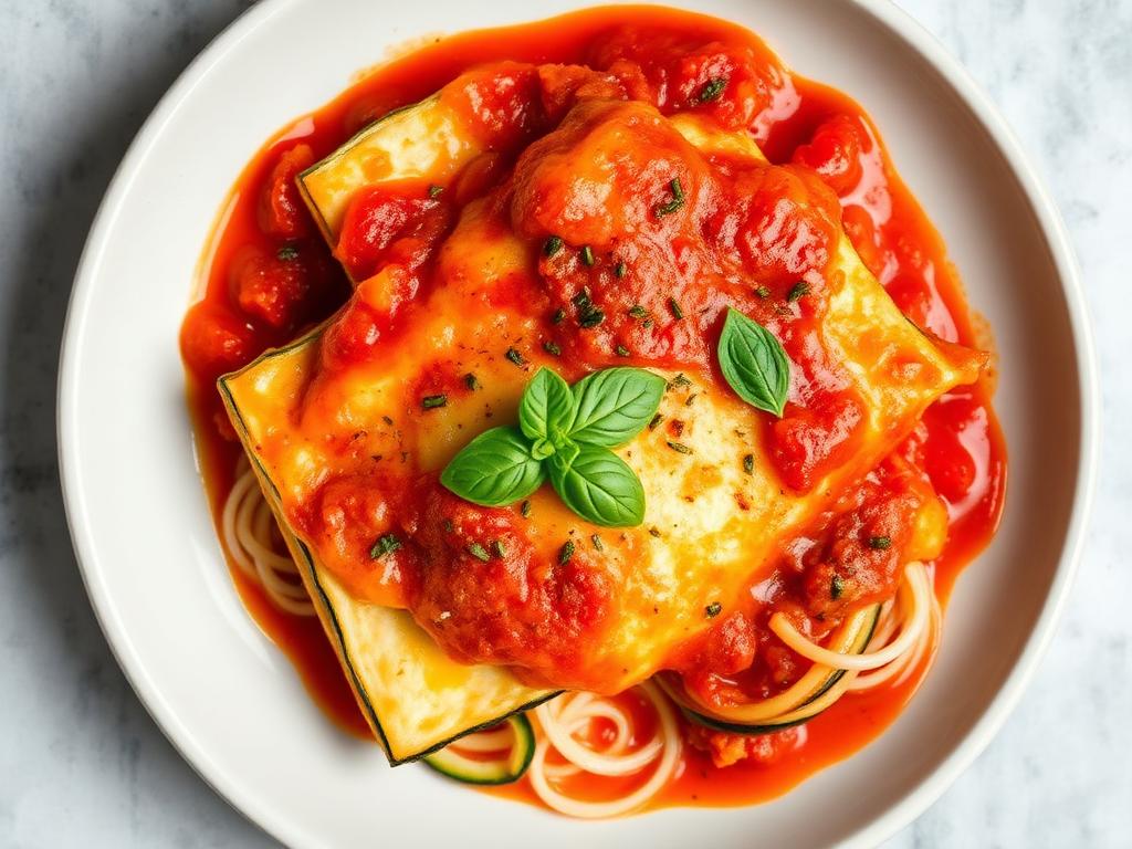 Puten-Zucchini-Lasagne