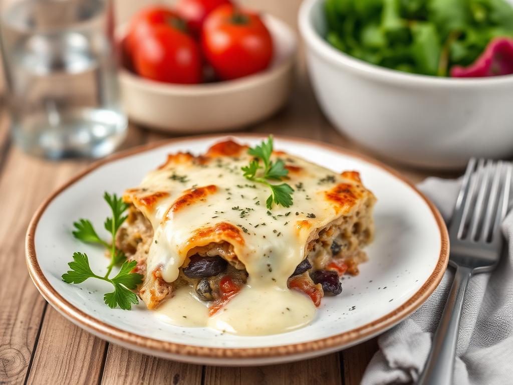 Puten-Moussaka light