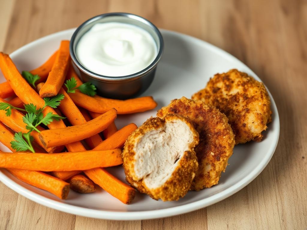 Puten-Nuggets aus dem Ofen