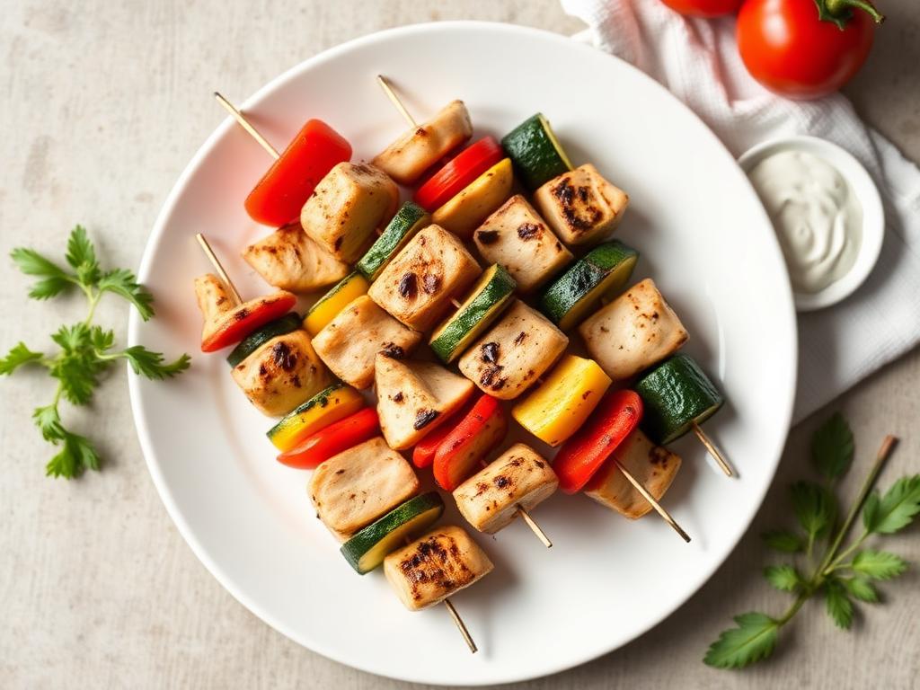 Puten-Spieße vom Grill