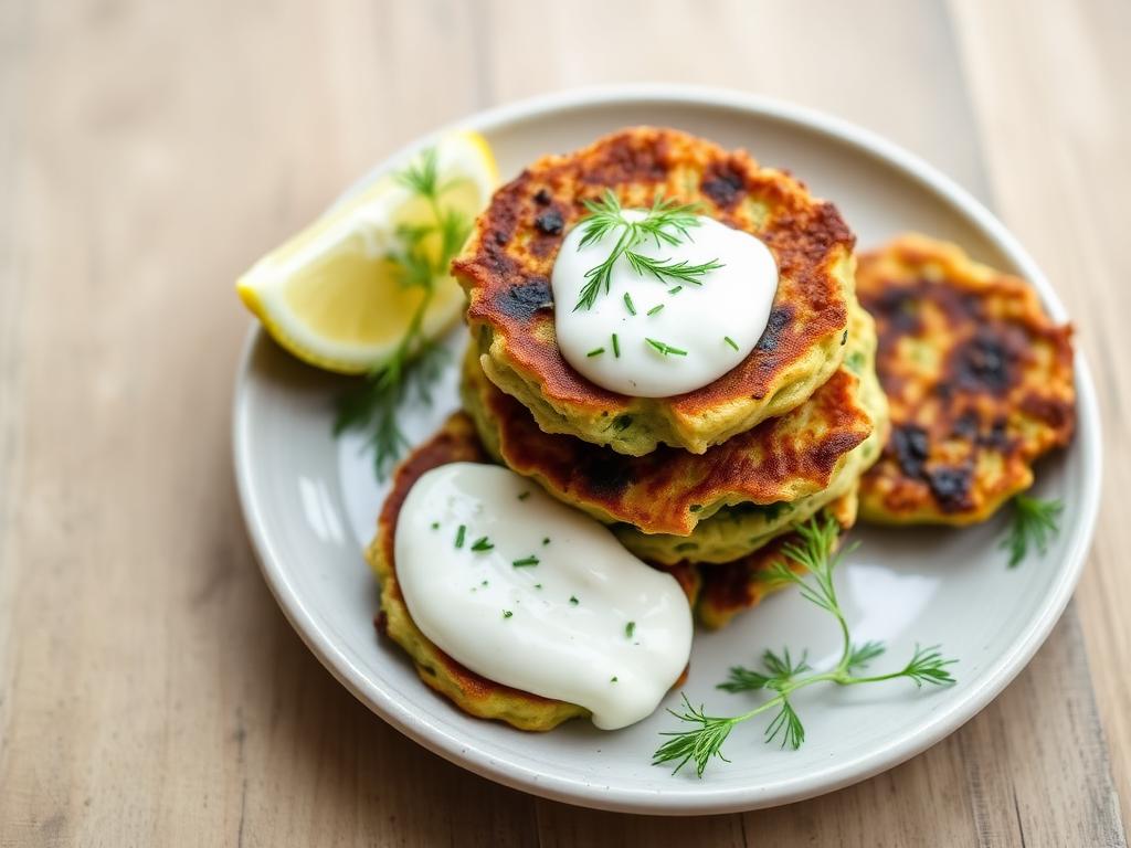 Puten-Zucchini-Puffer