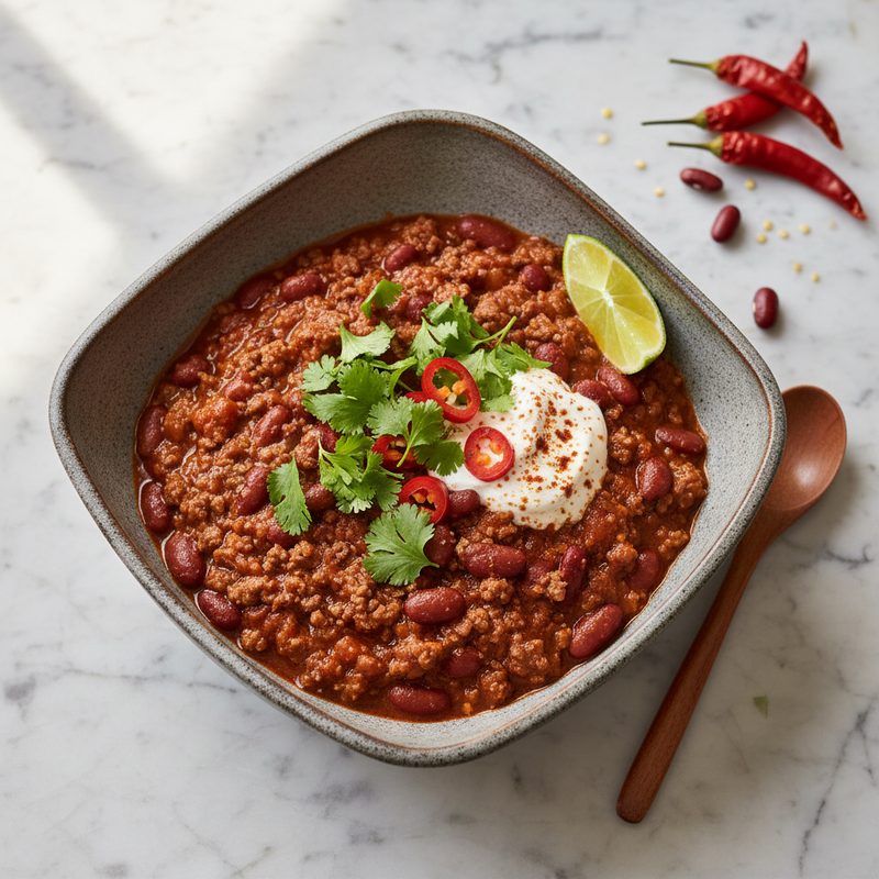 Rind-Bohnen-Chili