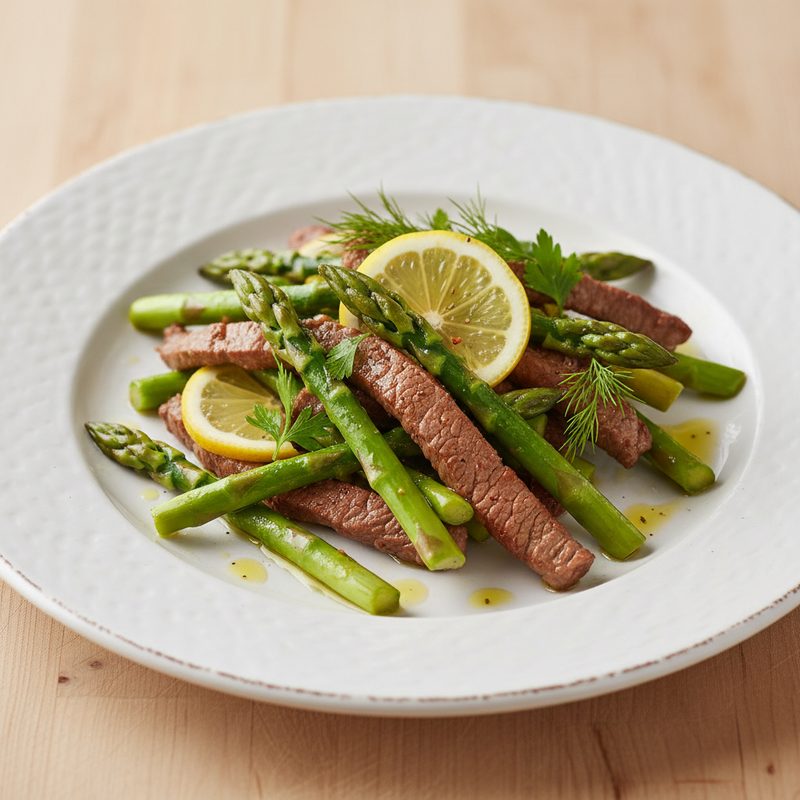 Rind-Spargel-Pfanne