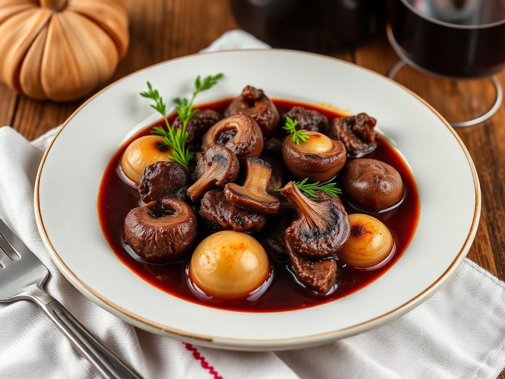 Boeuf Bourguignon light