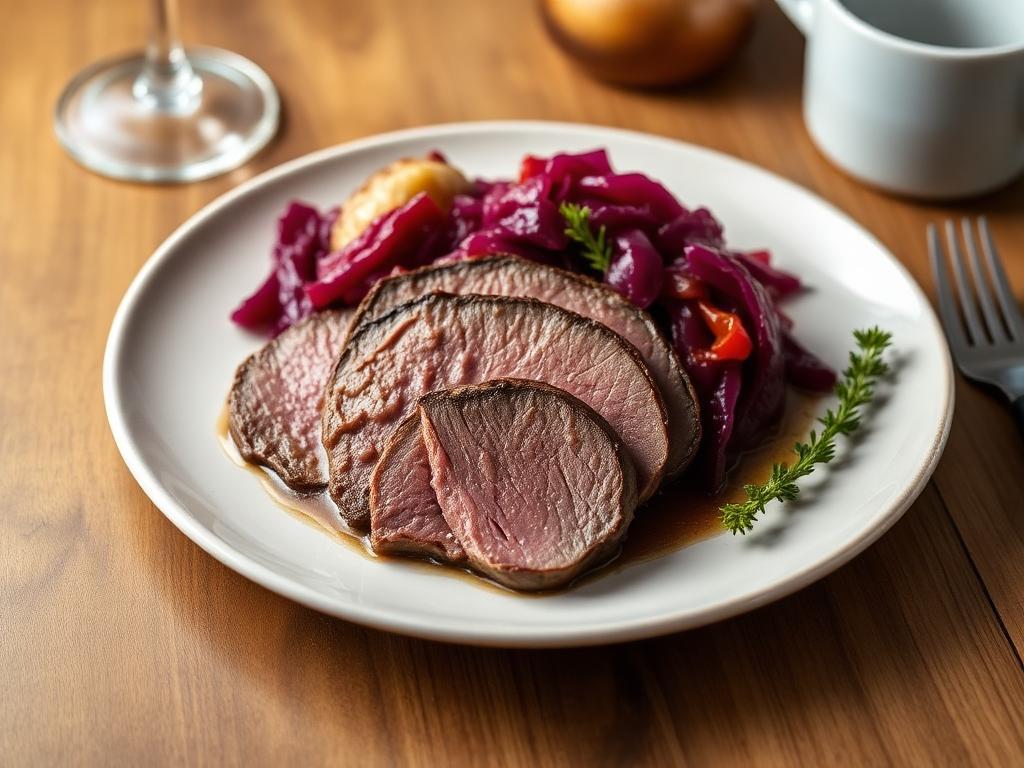 Rinder-Sauerbraten light