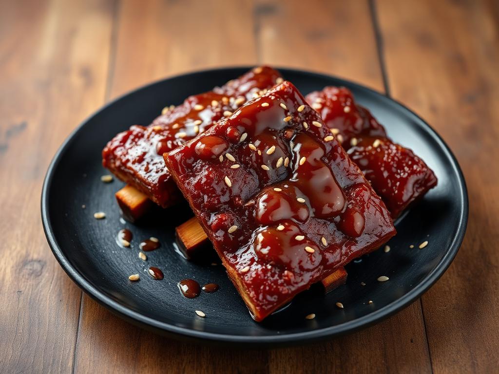 Spareribs mit Honig-Glasur
