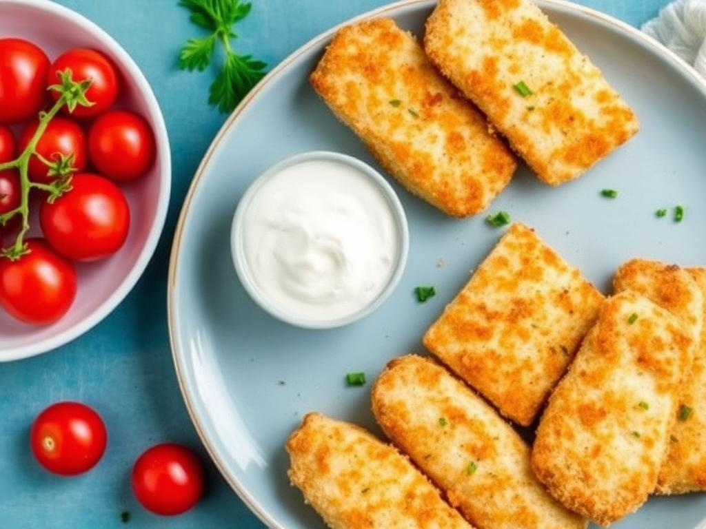 Seelachs-Fischstäbchen aus dem Ofen