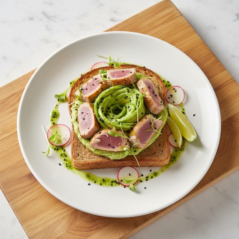 Thunfisch-Avocado-Toast