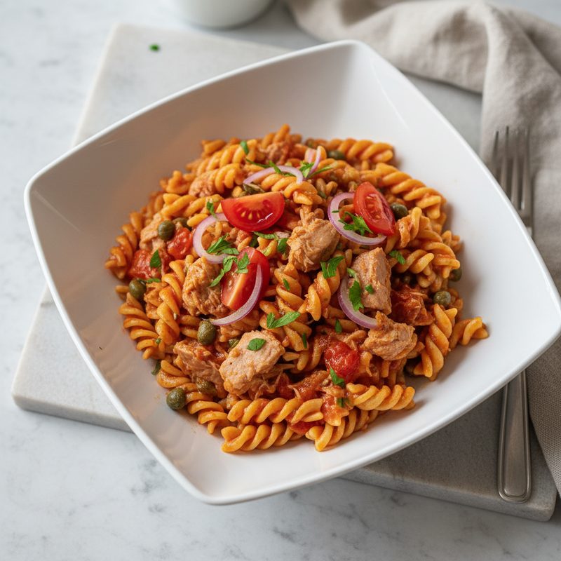 Thunfisch-Pasta light