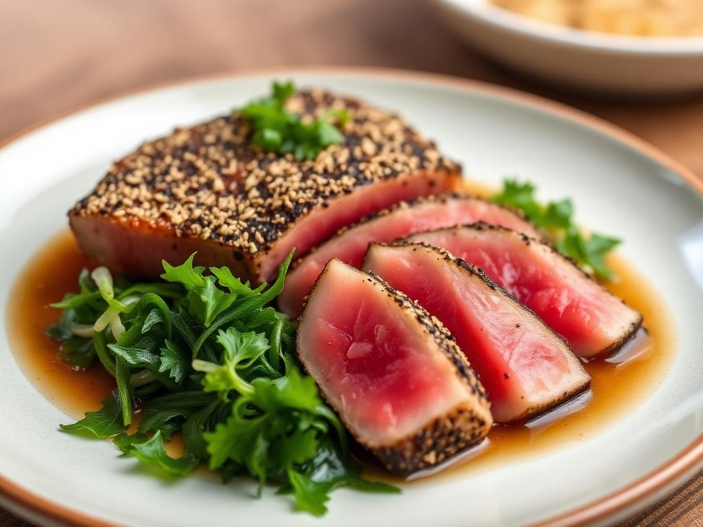 Thunfisch-Sesam-Tataki