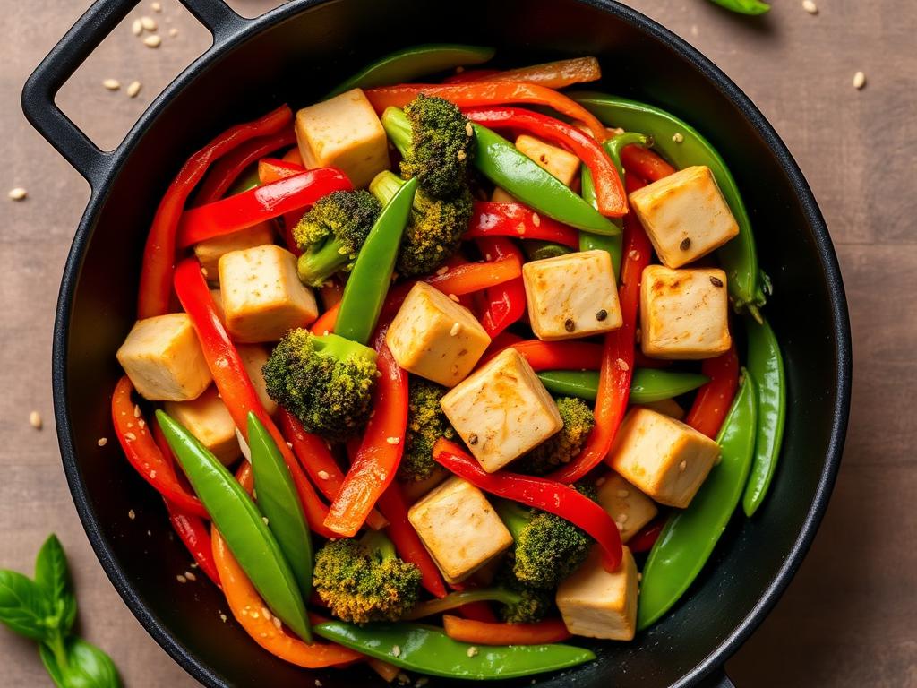 Tofu-Pfanne mit Gemüse