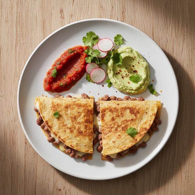 Bohnen-Quesadilla