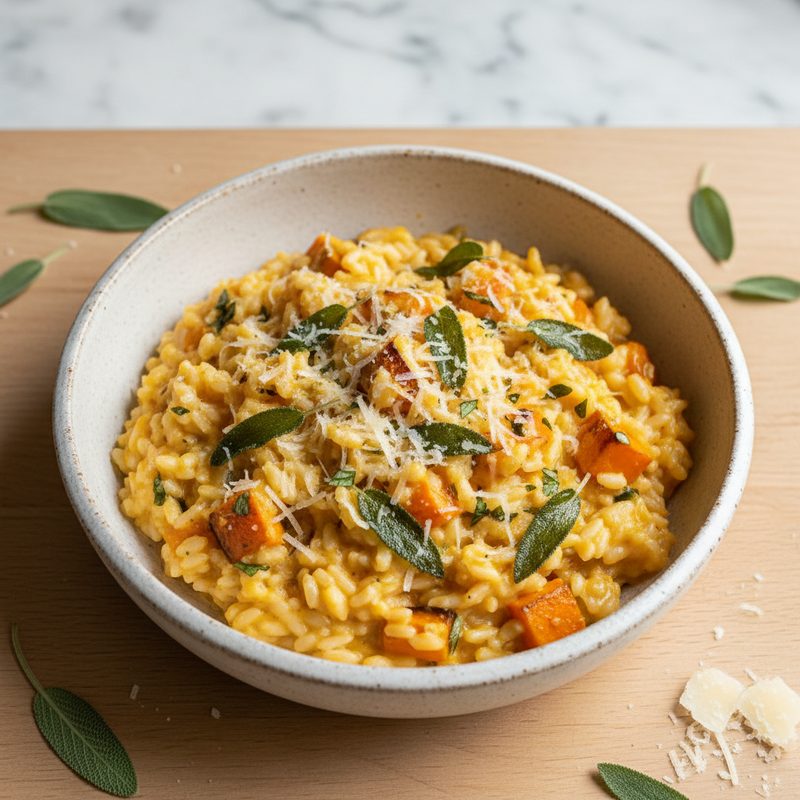 Kürbis-Risotto