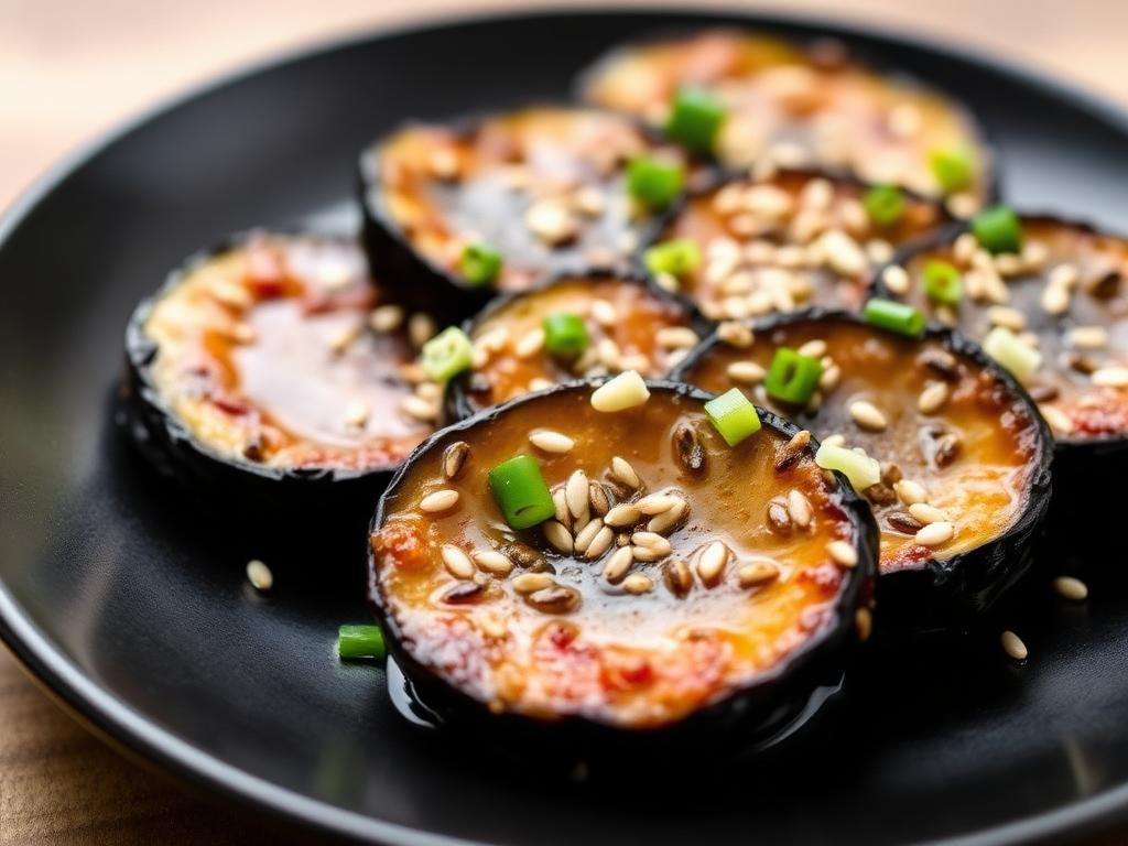Miso-Auberginen (Nasu Dengaku)