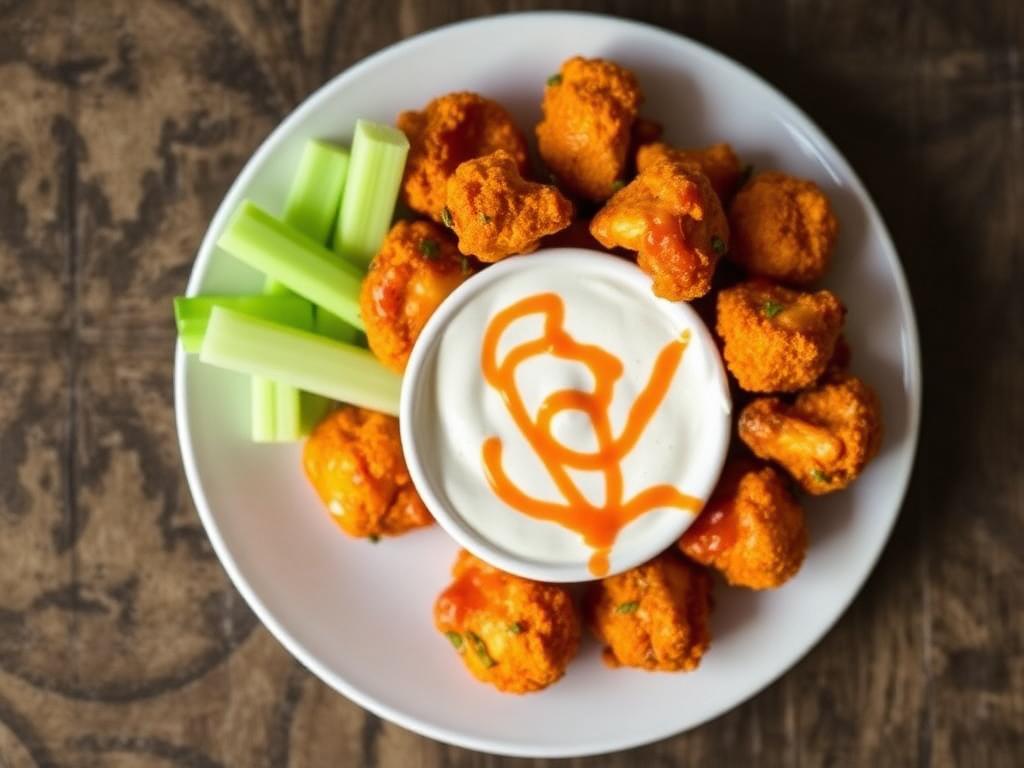 Vegane Blumenkohl-Wings
