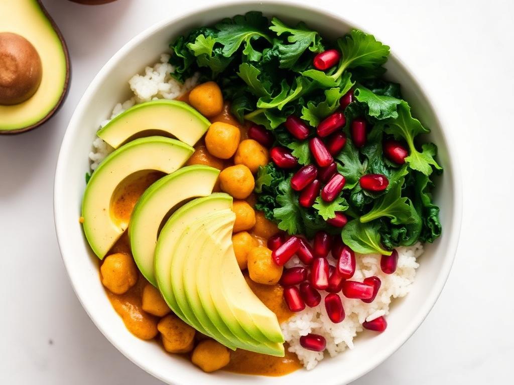 Vegane Buddha Bowl mit Kichererbsen