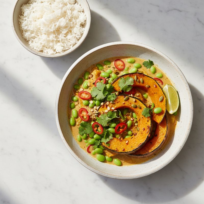 Kürbis-Kokos-Curry (Variante)