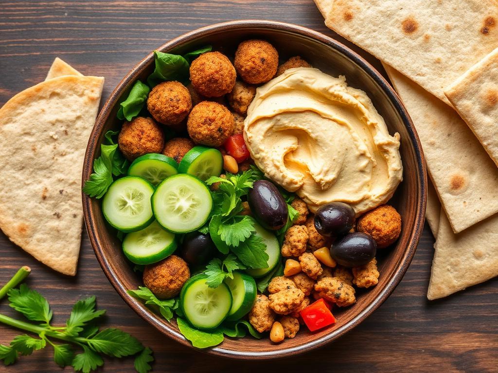 Mediterrane Mezze-Bowl