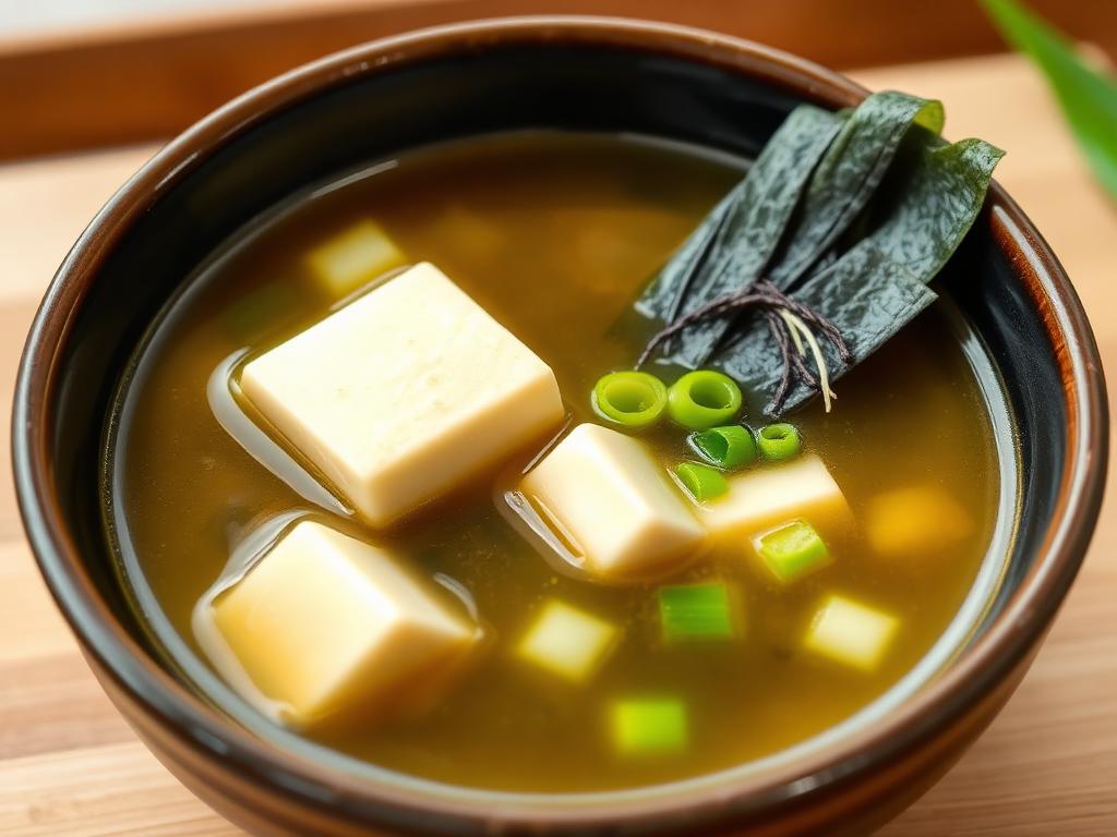 Miso-Suppe mit Tofu