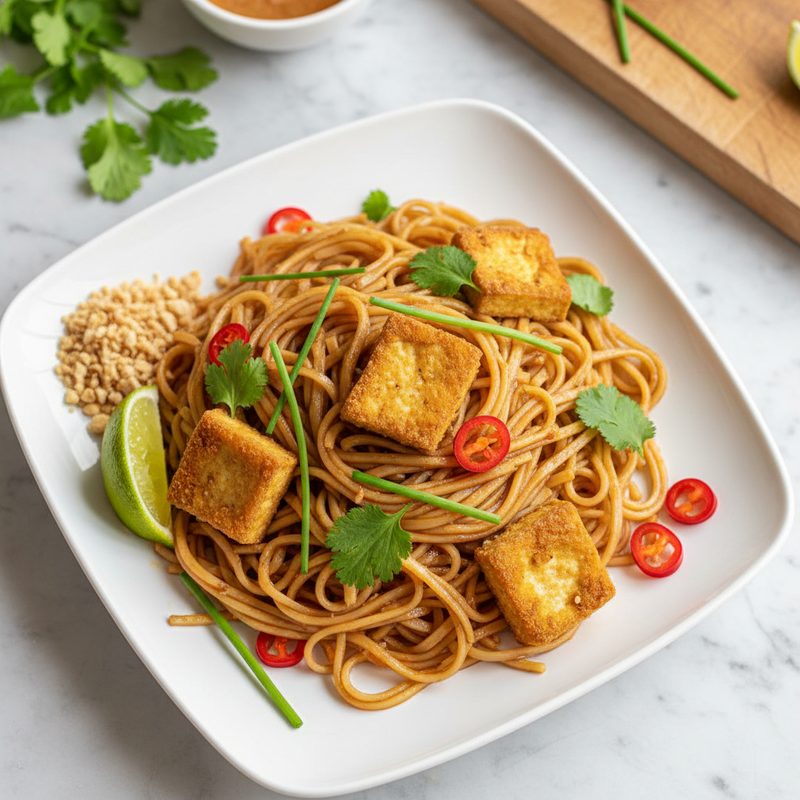 Pad Thai mit Tofu (Variante)